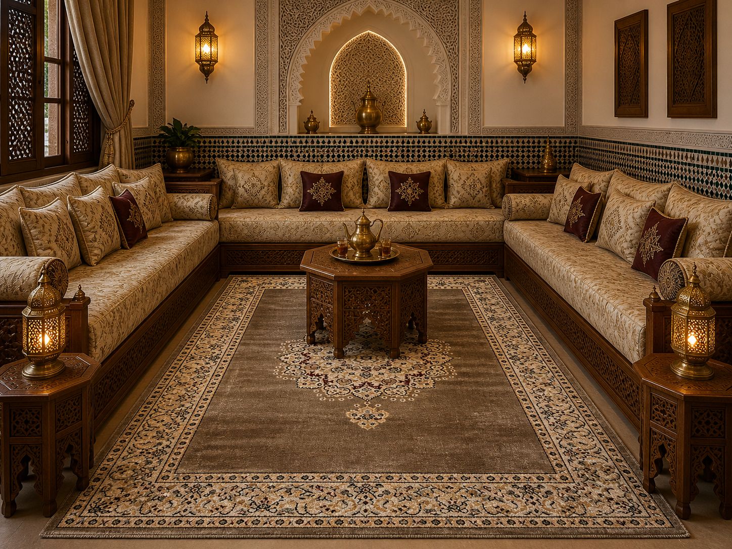 Tapis made in turkish AZURE royal diamonde